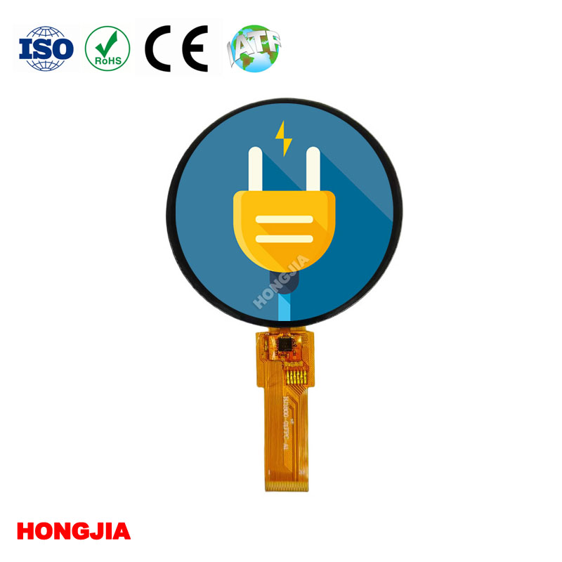 1,8 tuuman pyöreä LCD 360*360 QSPI/SPI/MCU/MIPI kosketuksella