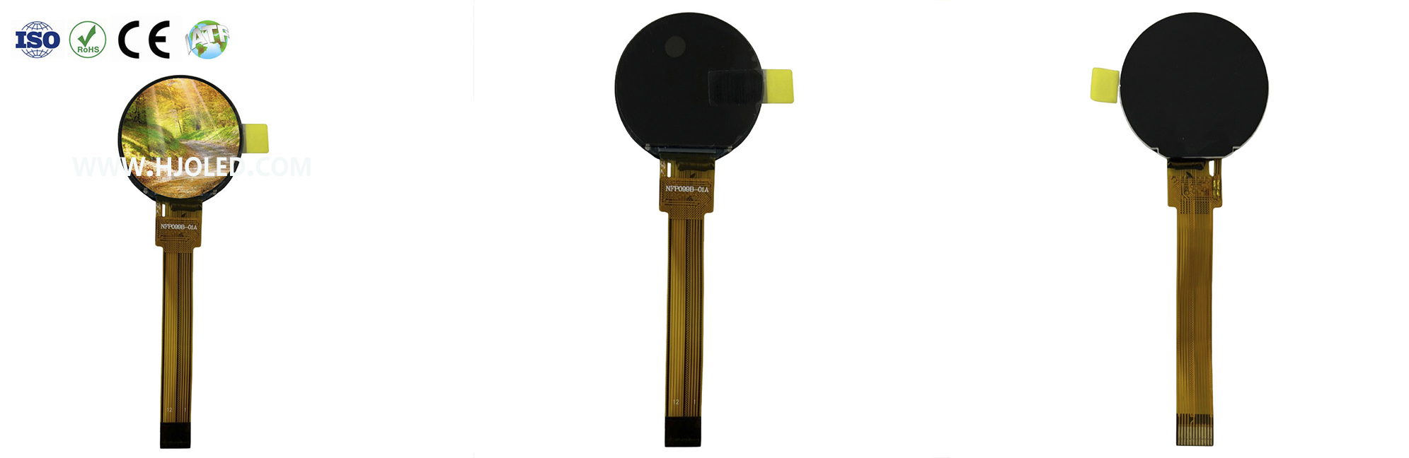 0,99 tuuman pyöreä LCD-näyttö: pieni koko, suuri käyttö