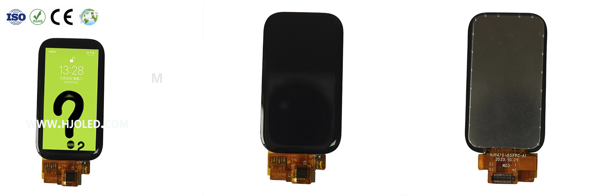 1,47 tuuman palkkityyppinen näyttö: 172 × 320 resoluutio, SPI/MCU-liitännän tuki – ihanteellinen valinta pienille ja kannettaville laitteille