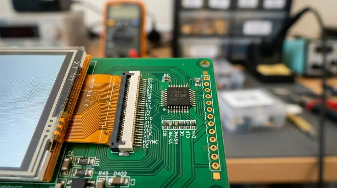 2,3 tuuman TFT LCD Ultimate Guide: 2026 IoT-yhteensopivuus ja JD9161C-integrointi Kiinassa