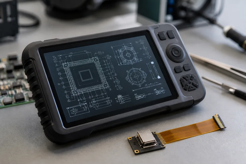 2026 3,17 tuuman IPS TFT-LCD-moduuli: 1024 × 768 MIPI-näytön valinta pienikokoisiin laitteisiin