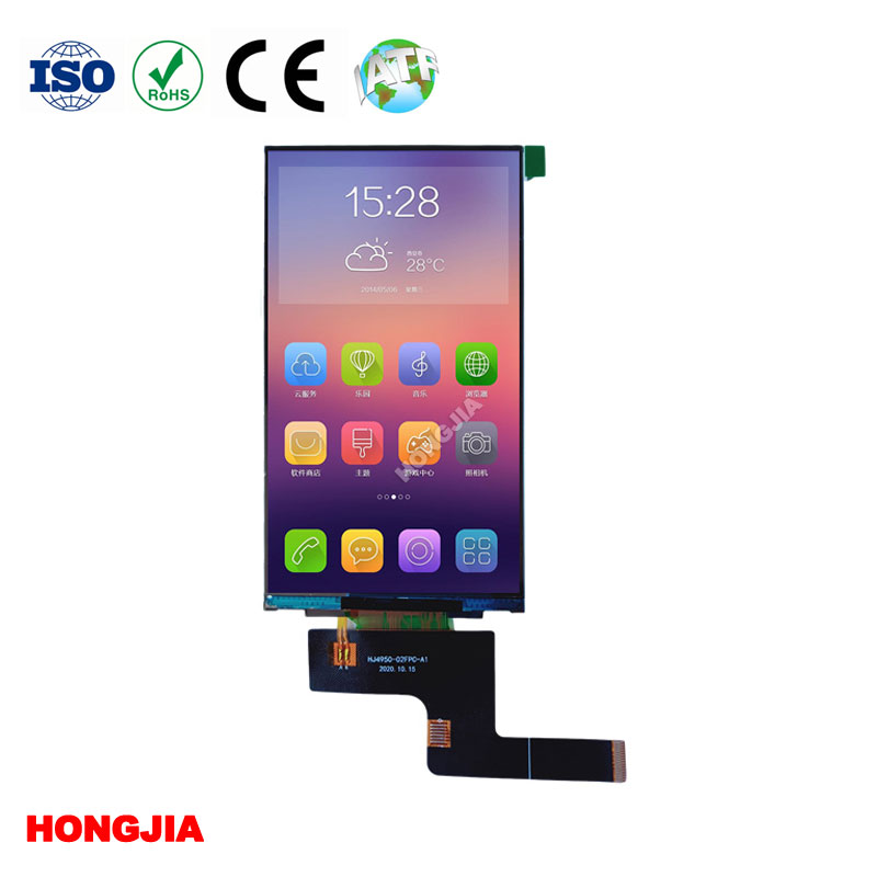 5,0 tuuman TFT LCD-moduuli 480*854 MIPI